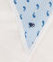 Viereckiges Baby-Badetuch aus Baumwolle blau TOUDOU/ ALASKA