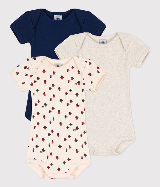 3er-Set kurzärmelige Baby-Bodys aus Baumwolle variante 1
