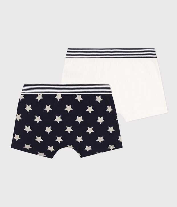 2er-Set Boxershorts aus Baumwolle mit Sternchen f&uuml;r Jungen vielfarbig