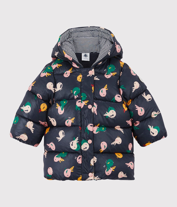 Baby-Anorak aus Polyamid. blau/vielfarbig