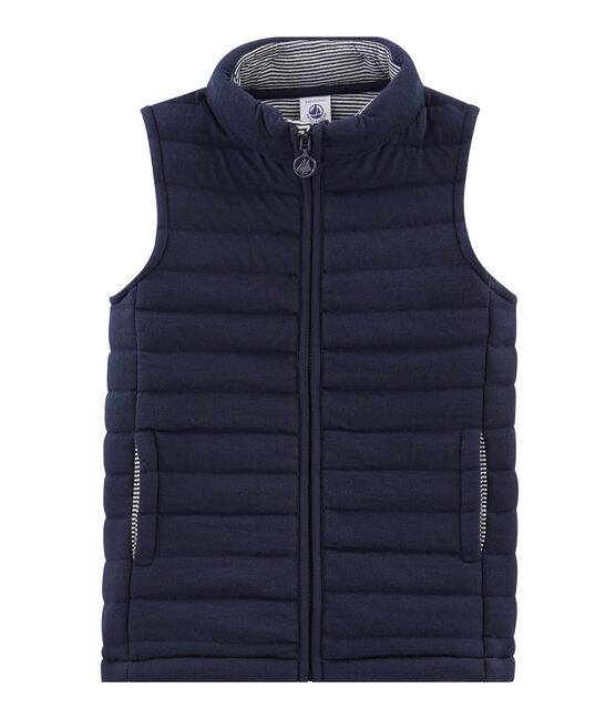 Ärmelloses Kinder-Blouson Unisex blau SMOKING