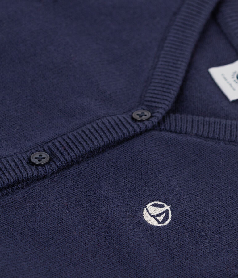 Baby-Strickjacke blau