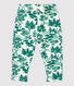 Baby-Hose aus Molton mit Pflanzenmuster