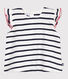 Ärmellose Baby-Bluse aus Baumwolle mit Streifen
