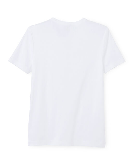 Kurzärmeliges t-shirt rundhalsausschnitt herren weiss ECUME