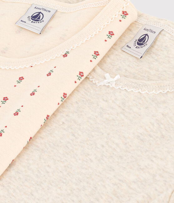 2er-Set Kurzärmelige Kinder-T-Shirts aus Baumwolle variante 1