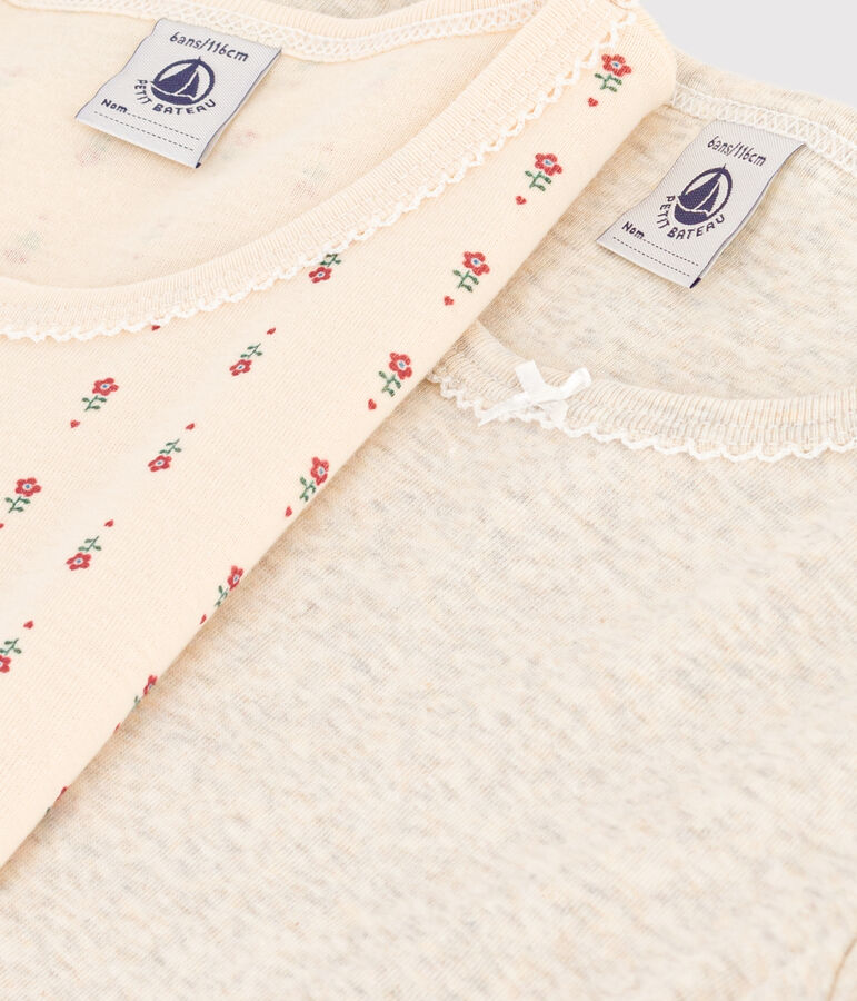 2er-Set Kurz&auml;rmelige Kinder-T-Shirts aus Baumwolle vielfarbig