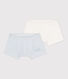 2er-Set Boxershorts aus Baumwolle mit Ringelstreifen für Jungen