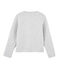Kinder-Cardigan Mädchen grau BELUGA CHINE