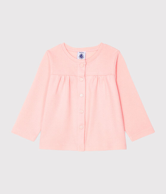 Baby-Mädchen-Cardigan rosa MINOIS