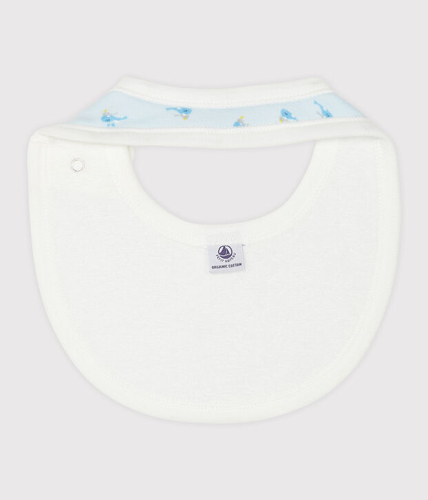 Baby-L&auml;tzchen aus Rippstrick blau/vielfarbig