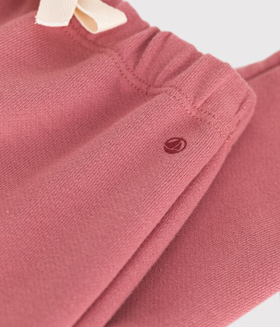 Baby-Hose aus Molton rosa ROSEWOOD