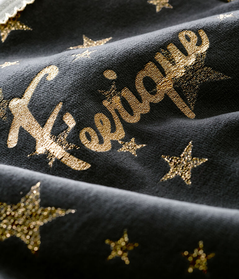 Baby-Strampler aus Nicki f&uuml;r M&auml;dchen grau CAPECOD/gelb OR