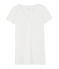 Leichtes langärmeliges baumwoll-t-shirt damen weiss MARSHMALLOW