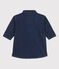 Langärmeliges Babykleid aus leichtem Denim blau DENIM
