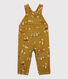 Baby-Latzhose aus Velours.