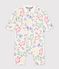 Langer Baby-Overall aus Baumwolle mit Tiermotiv naturfarben/vielfarbig