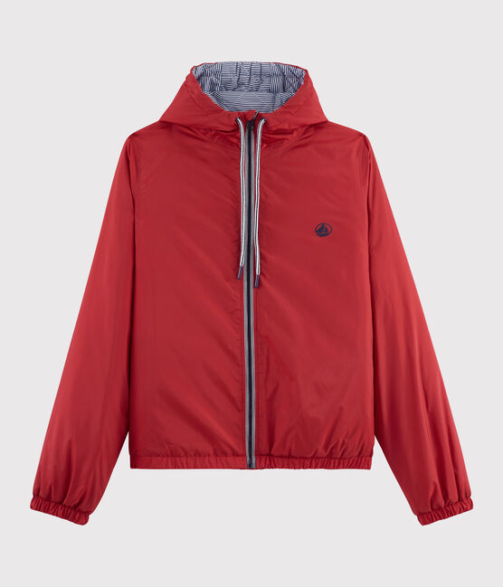 Warmer Windblocker aus recyceltem Material für Damen rot TERKUIT