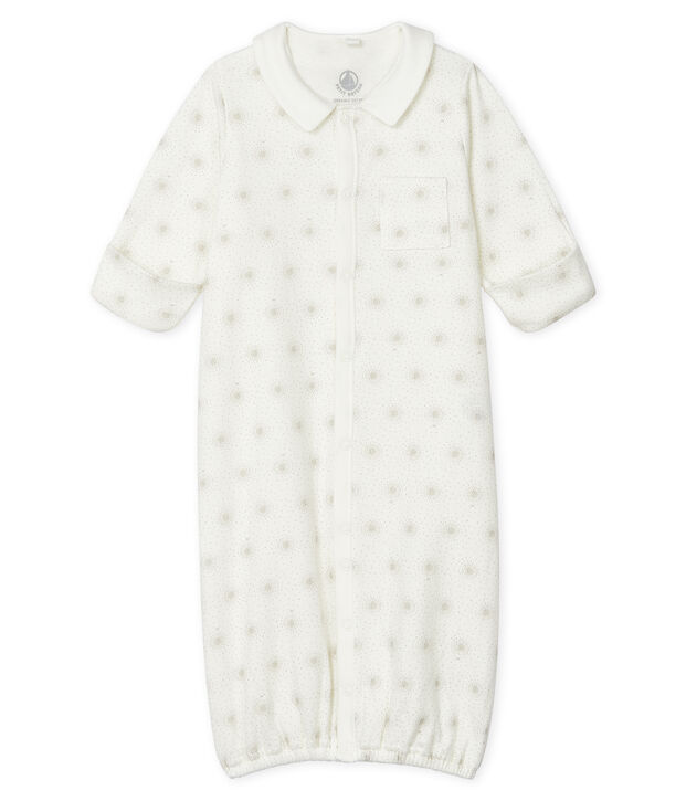 Kombi-Overall aus Doppeljersey f&uuml;r Babys weiss/vielfarbig