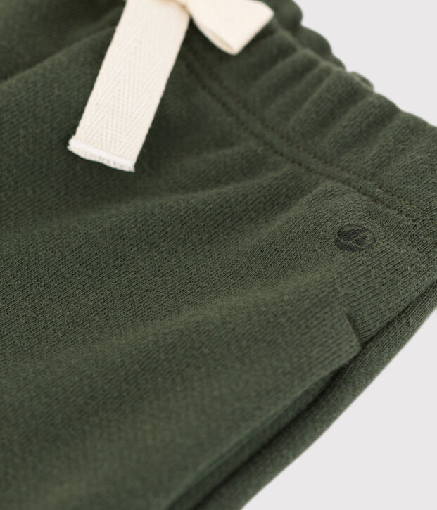 Baby-Hose aus Molton gr&uuml;n