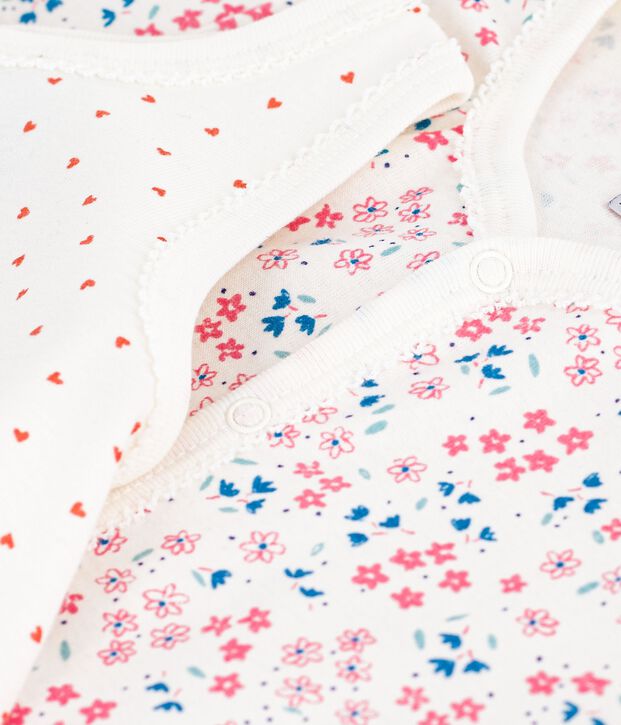 Set Baby-Kurzoveralls aus bedruckter Baumwolle vielfarbig