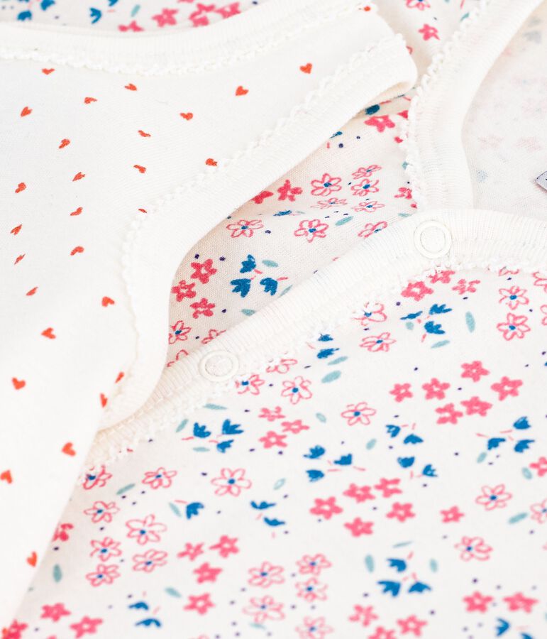 Set Baby-Kurzoveralls aus bedruckter Baumwolle vielfarbig