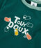 Baby-T-Shirt aus Baumwolle. grün PINEDE