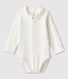 Baby-Body aus Bio-Baumwolle mit Kragen