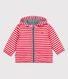 Warme Baby-Windjacke aus recyceltem Polyester