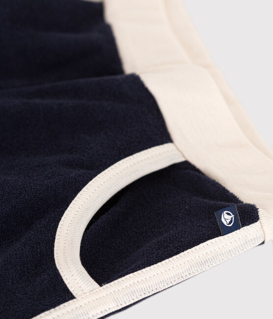 Kinder-Shorts aus Frottee für Mädchen blau SMOKING