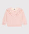 Kinder-Sweatshirt aus Doppeljersey für Mädchen rosa AVALANCHE/ ROSELINE