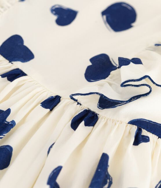 Ärmelloses Kinder-Kleid aus Baumwolle blau MILK/ SOIR