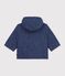 Baby-Weste aus gestepptem Denim mit bestickten Sternen blau