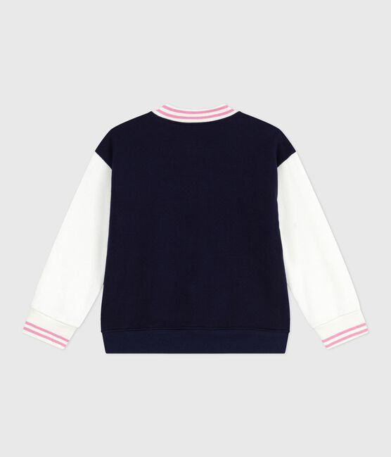 Kinder College-Jacke aus einfarbiger Baumwolle SOIR