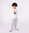 Langärmeliges Kinder-T-Shirt aus bedruckter Baumwolle naturfarben MILK