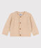 Baby-Cardigan aus Wolle naturfarben AVALANCHE