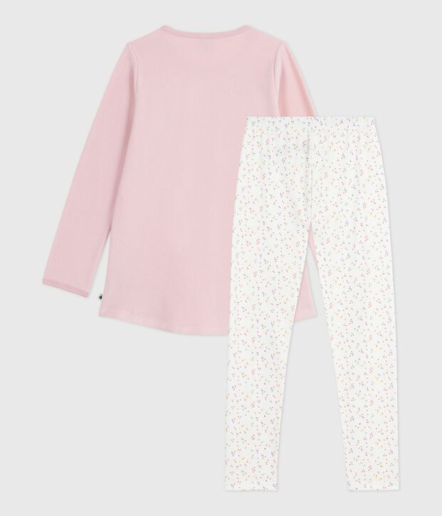 Kinder-Nachthemd und Leggings aus Nicki rosa/vielfarbig