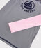 Kinder-T-Shirt mit UV-Schutz aus recycelten Materialien rosa MINOIS/weiss MULTICO