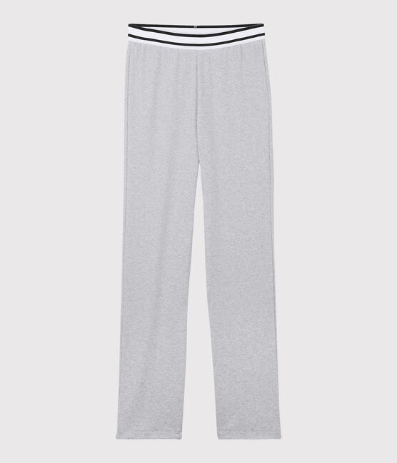 Damen-Unterhose aus Baumwolle grau BELUGA CHINE