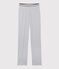 Damen-Unterhose aus Baumwolle grau BELUGA CHINE