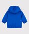 Baby-Jacke aus einfarbigem PU blau