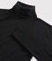 Unterziehpullover aus Wolle und Baumwolle für Damen schwarz NOIR