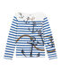 Jungen Streifenshirt im originellen Design
