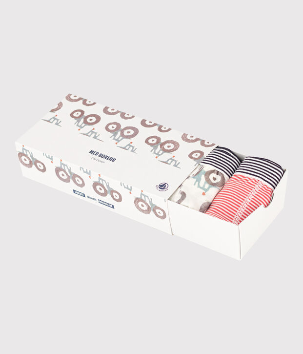 5er-Set Boxershorts aus Baumwolle mit Treckermotiv f&uuml;r Jungen vielfarbig