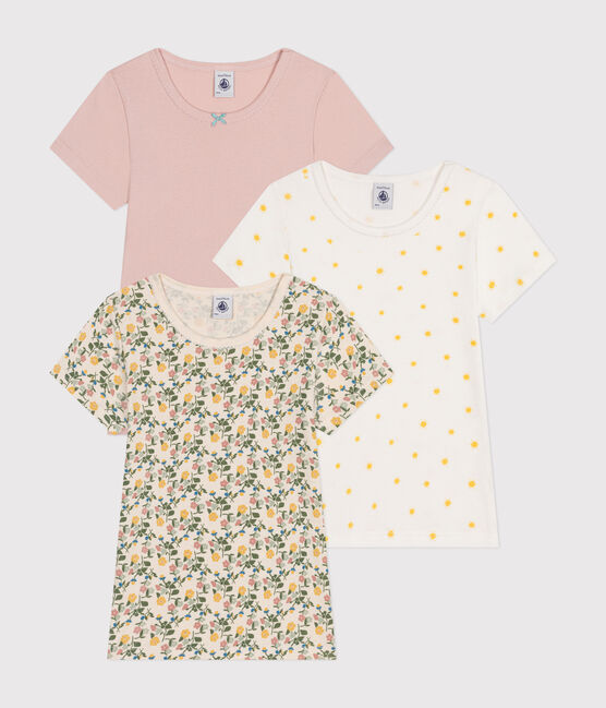 3er-Set Kurzärmelige Kinder-T-Shirts aus Baumwolle  variante 1