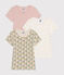 3er-Set Kurzärmelige Kinder-T-Shirts aus Baumwolle  variante 1