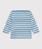Baby-Streifenshirt aus dickem Jersey AZUL/ MONTELIMAR
