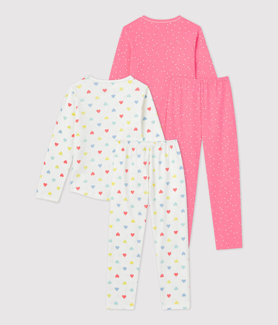 2er-Set Kinderpyjamas aus Baumwolle mit Herz- und Sternen-Motiv für Mädchen variante 1