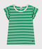 Gestreiftes T-Shirt aus Jersey Kinder/Mädchen PRADO/ AVALANCHE