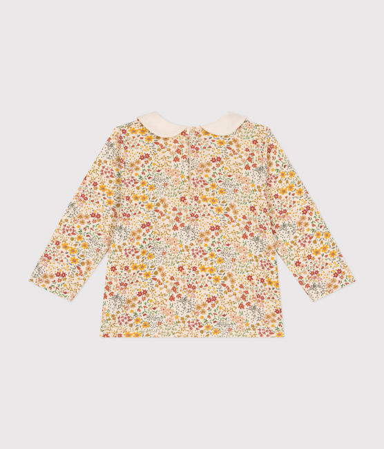 Baby-Bluse mit Kragen aus Baumwolle weiss AVALANCHE/ MULTICO